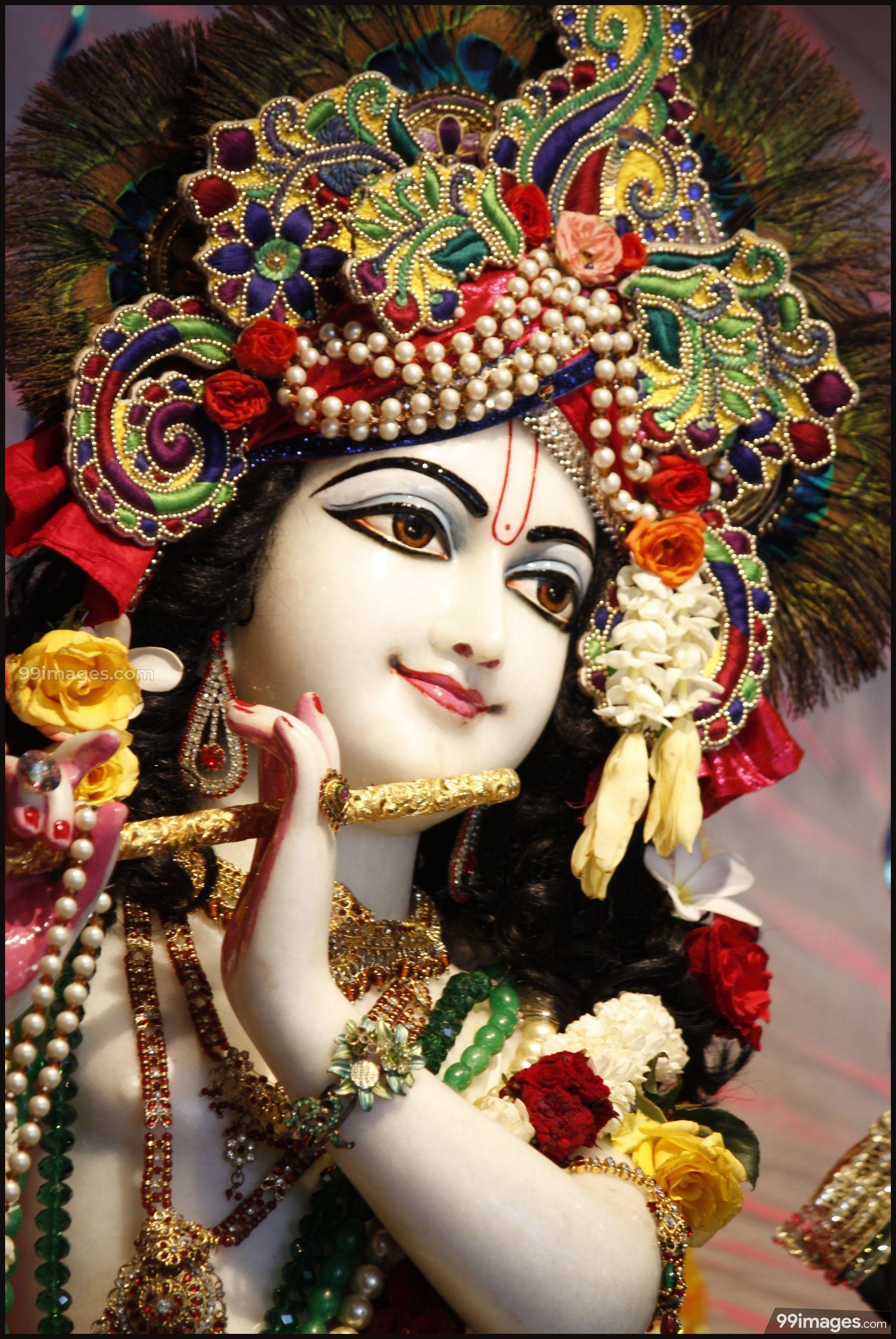 Krishna with Flute Wallpaper 001 Size 19201440 Download  Hare Krishna  Wallpapers