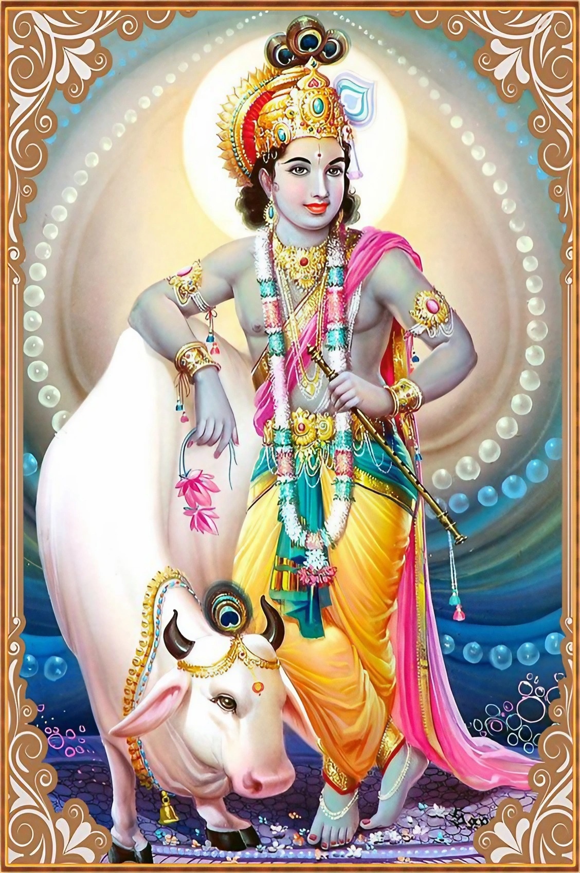 HD lord krishna with cow wallpapers  Peakpx