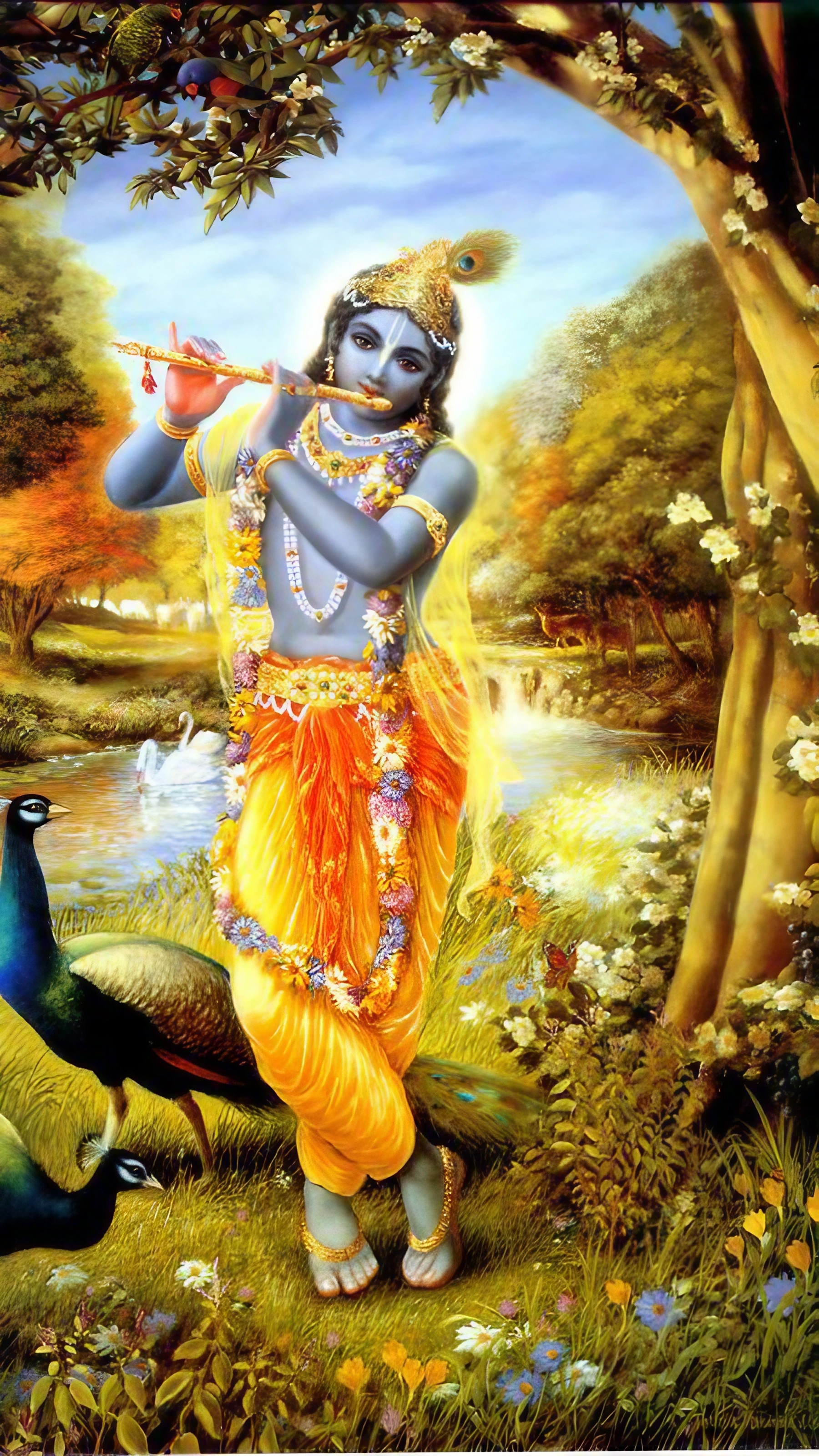 God Krishna Background Images HD Pictures and Wallpaper For Free Download   Pngtree