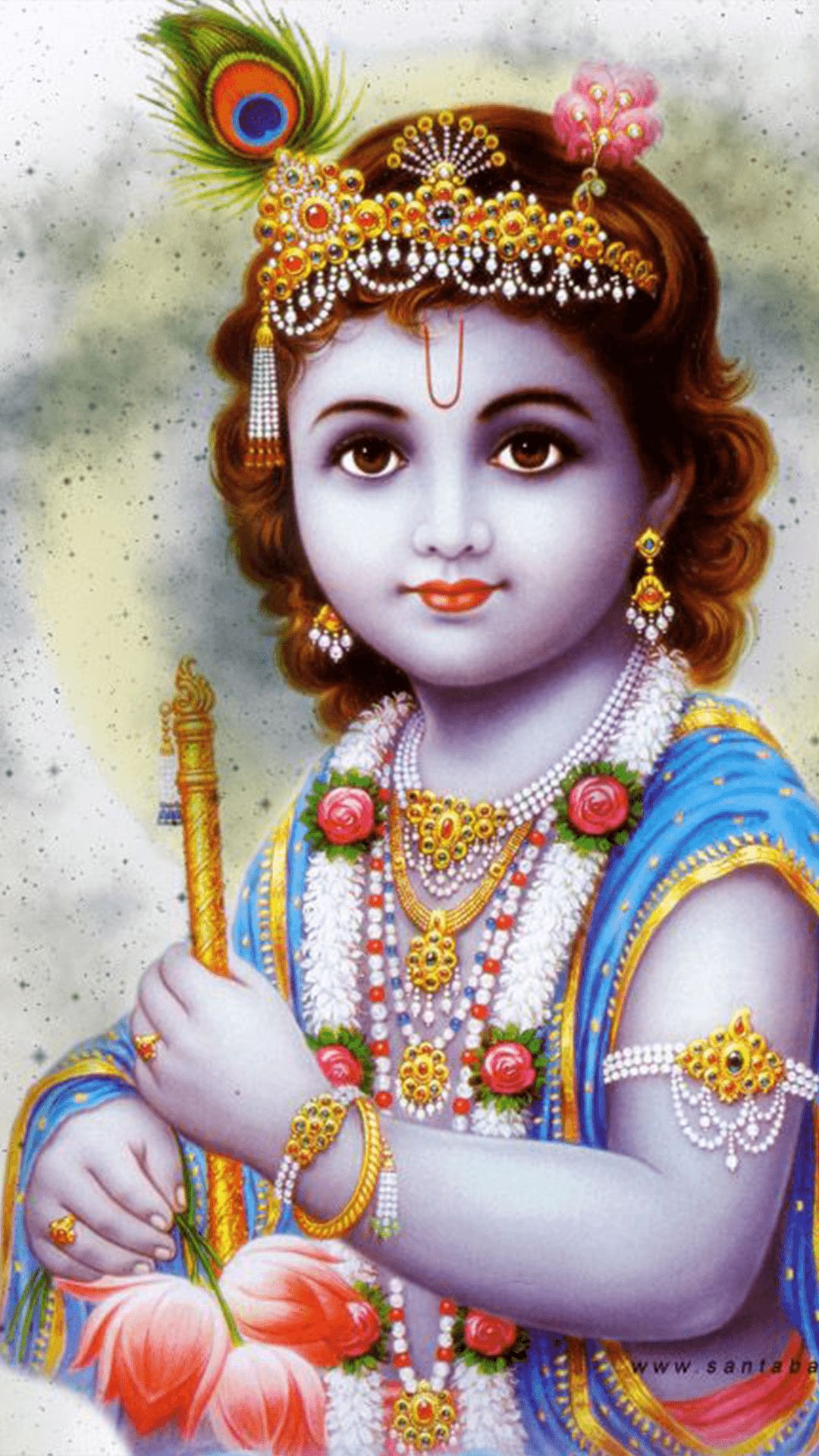 God Krishna iPhone Wallpaper Classic Krishna Wallpaper Digital Download   iphonekrishnawallpaperin