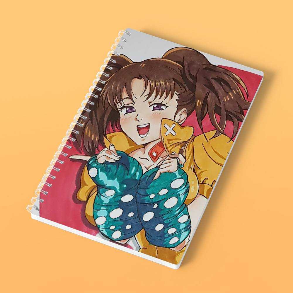 Seven Deadly Sins Spiral Bound Notebook Journal Diary Gift for Fans Diane |  sevendeadlysinsmerch.com