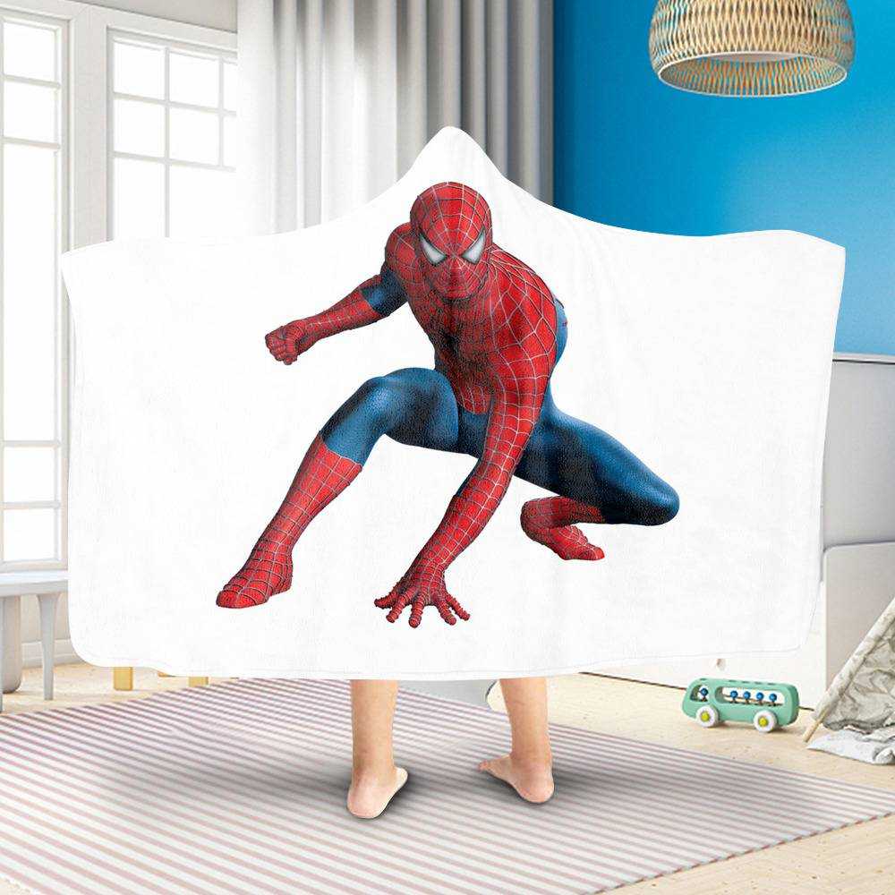 Marvel Spiderman Hoodie Blanket Strength Hooded Blanket