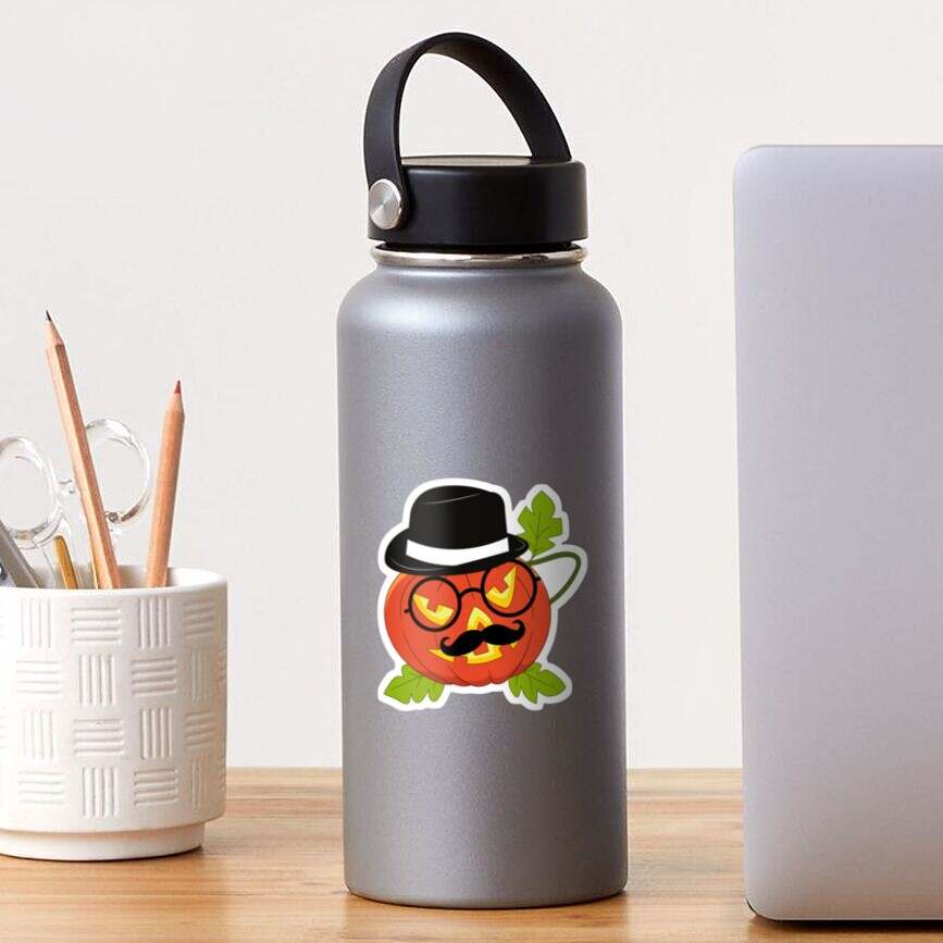 Pumpkin Uncle Of The Patch Funny Sticker Beautiful And Refined Glossy Pumpkin Patch Stickers  #2