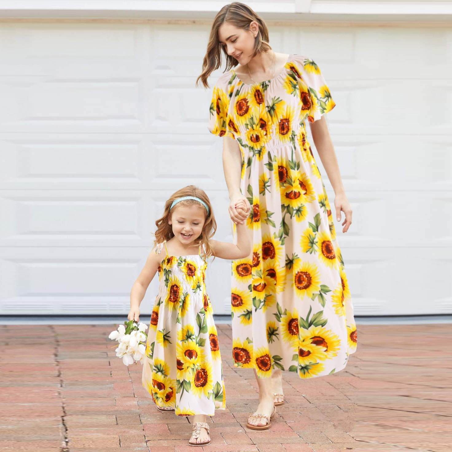 Kids best sale sunflower dress