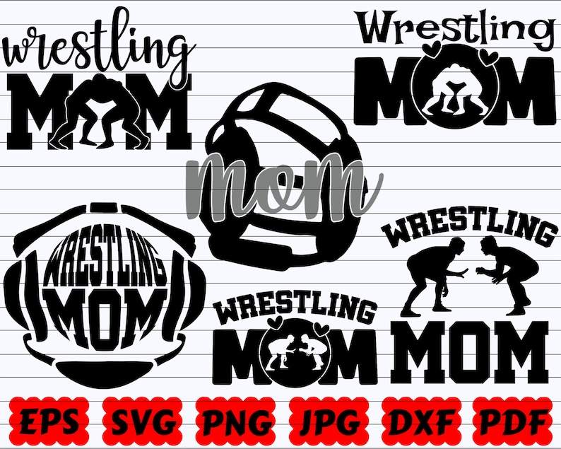 Wrestling Mom Svg Monogram Svg Sport Svg Wrestling Svg Wrestling Cut ...