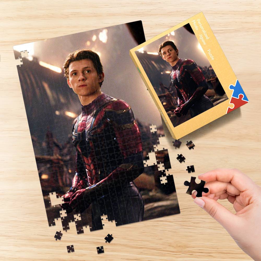 spidey tom holland aesthetic Jigsaw Puzzle for Sale by marcocoulter