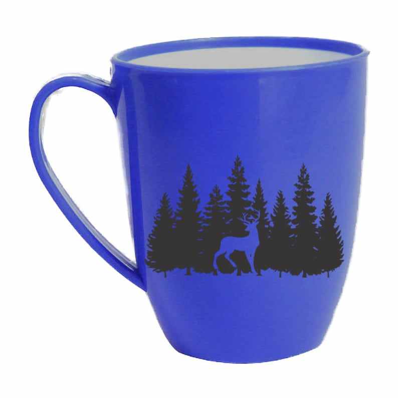 Pine Tree Svg, Pine Trees Svg Christmas Trees Svg Deer Svg Instant Download Svg#4