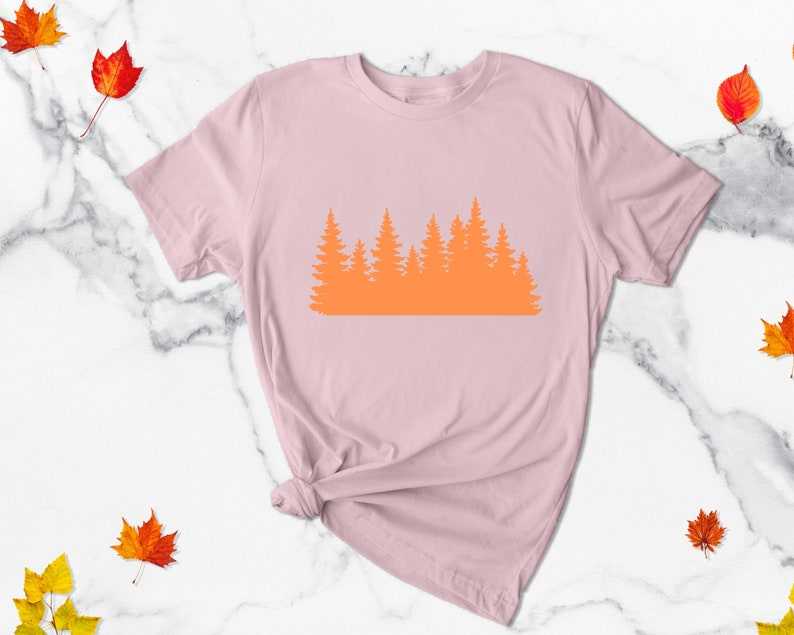 Simple Pine Tree Svg, Forest svg Pine Tree Border svg Tree Line svg Tree svg Deer svg Forest Cut Files#3