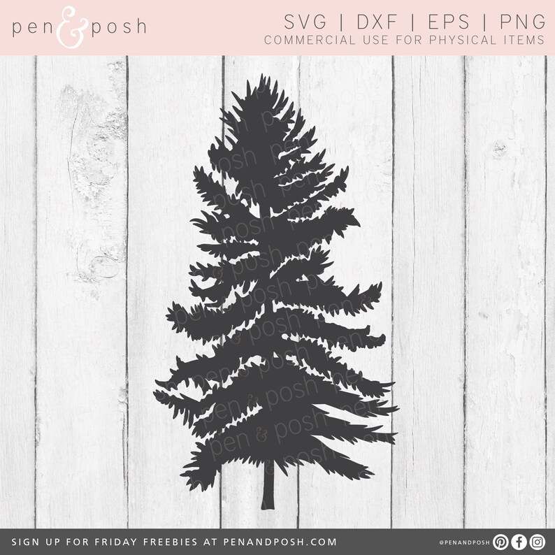 Simple Pine Tree Svg, Pine Tree SVG - Christmas Tree SVG - Christmas Svg - Tree Svg - Christmas Tree Svg Files#4
