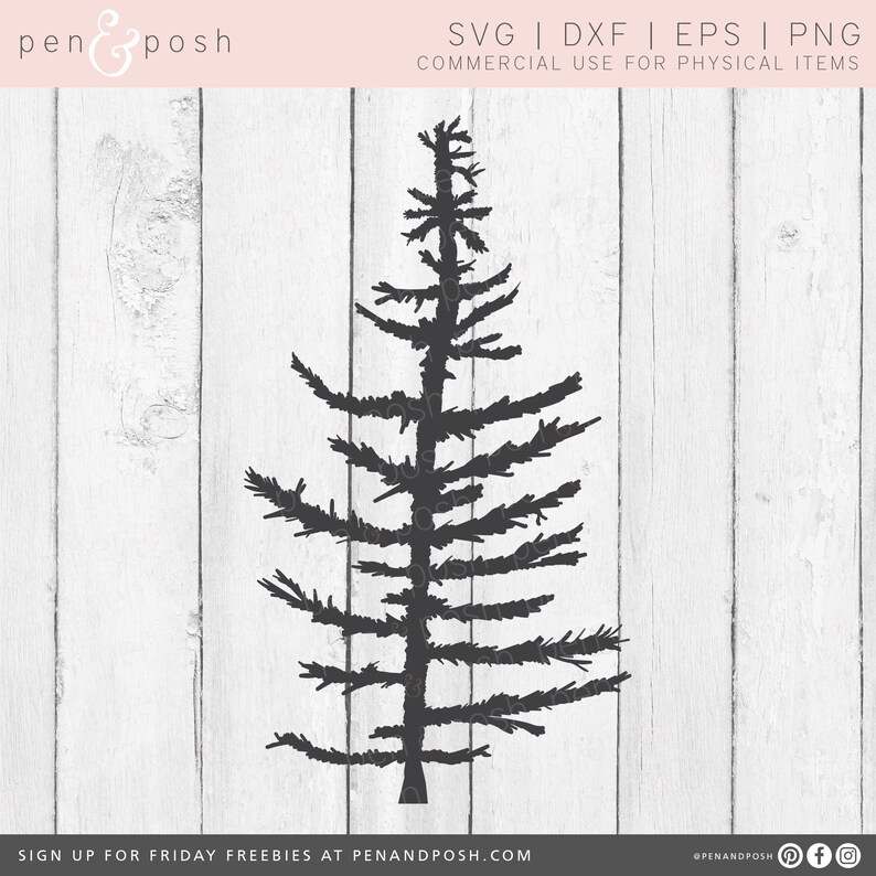 Simple Pine Tree Svg, Pine Tree SVG - Christmas Tree SVG - Christmas Svg - Tree Svg - Christmas Tree Svg Files#3