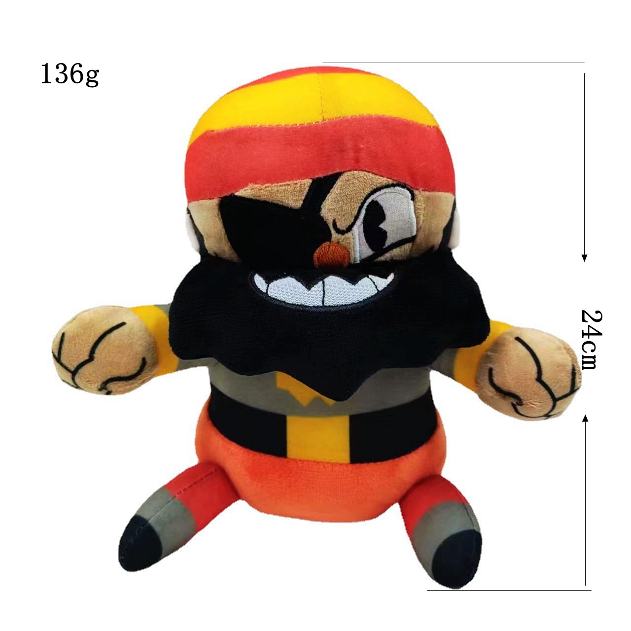 Cuphead Plushies, The Cuphead Show King Dic Soft Stuffed Game Toy Doll