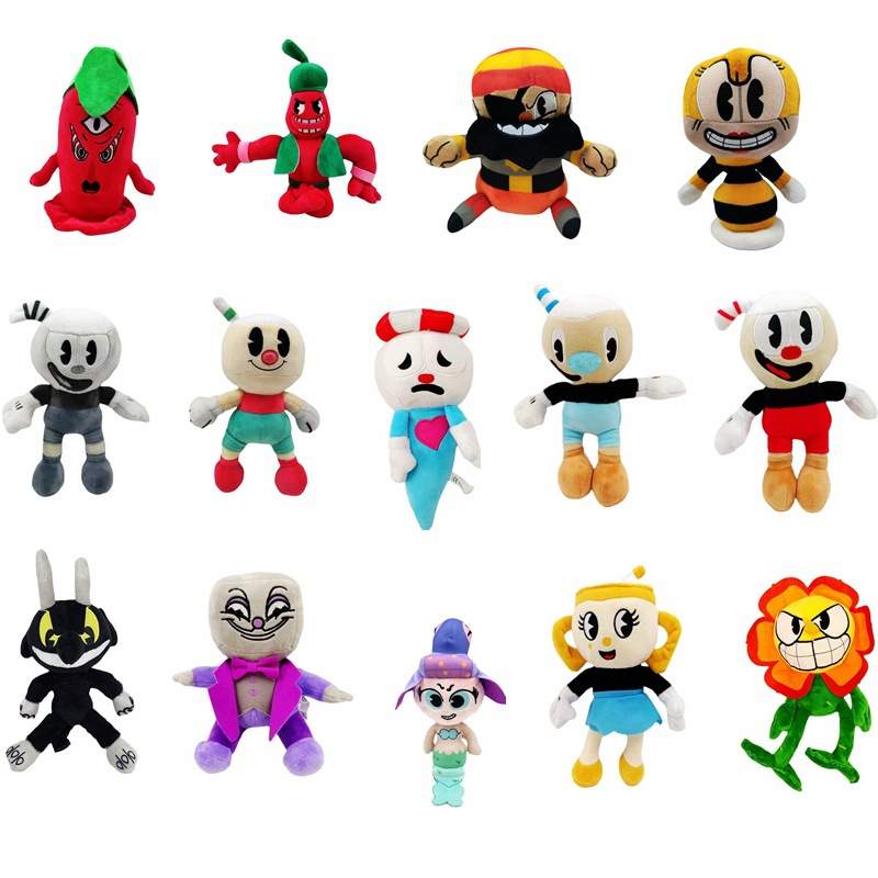 The Cuphead Show Cuphead Plush Doll 15 Animated Series