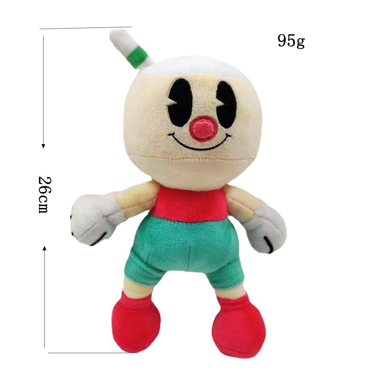 The Cuphead Show Cuphead Plush Doll 15 Animated Series Character Soft Toy