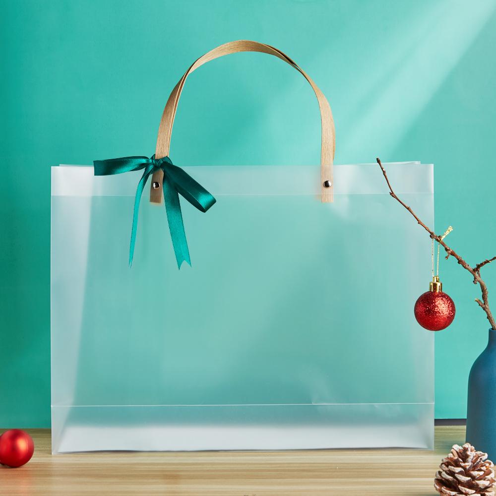 Busta Regalo Trasparente Manico Busta Regalo In Pvc - Italy