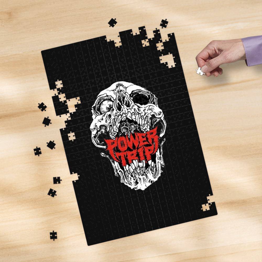 Power Trip Skull Sticker