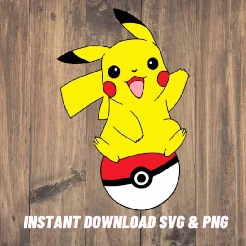 Pokeball Pokemon SVG Png Creativity and Fun Digital Download