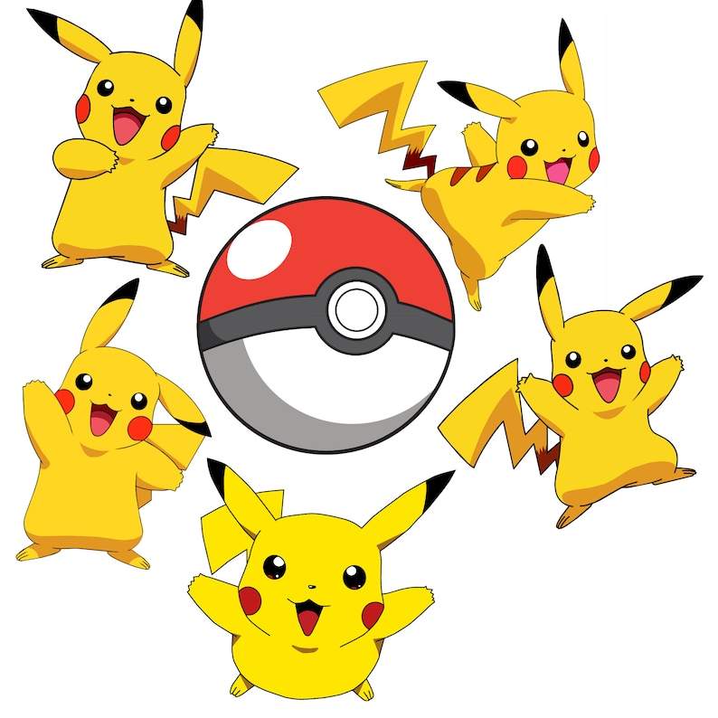 Pikachu Head Svg  Cute Pikachu PNG