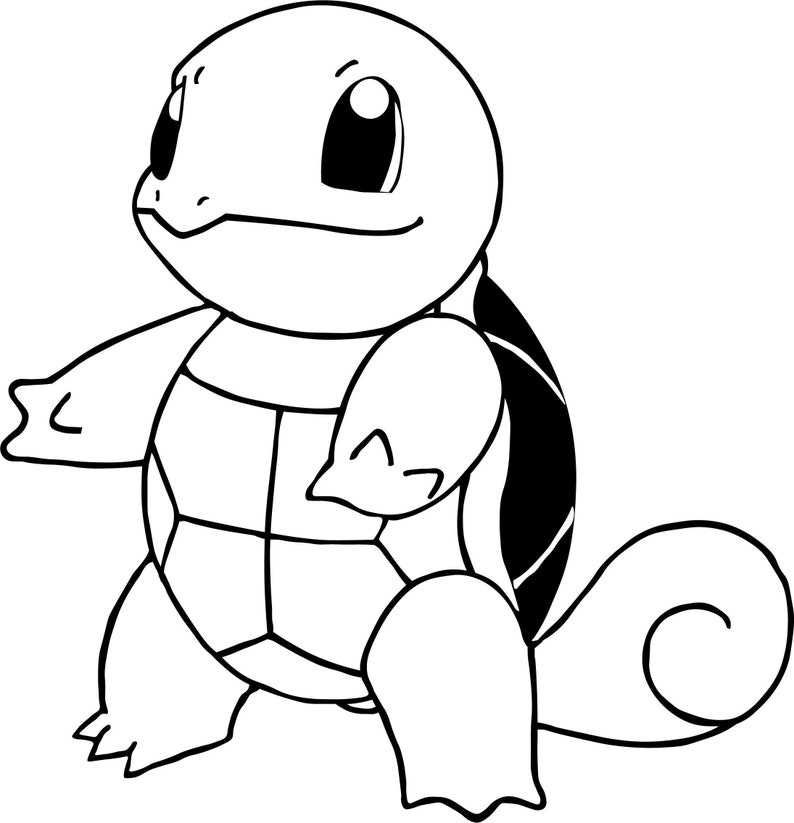 Squirtle Pokemon)SVG PDF PNG Creativity and Fun Digital Download ...