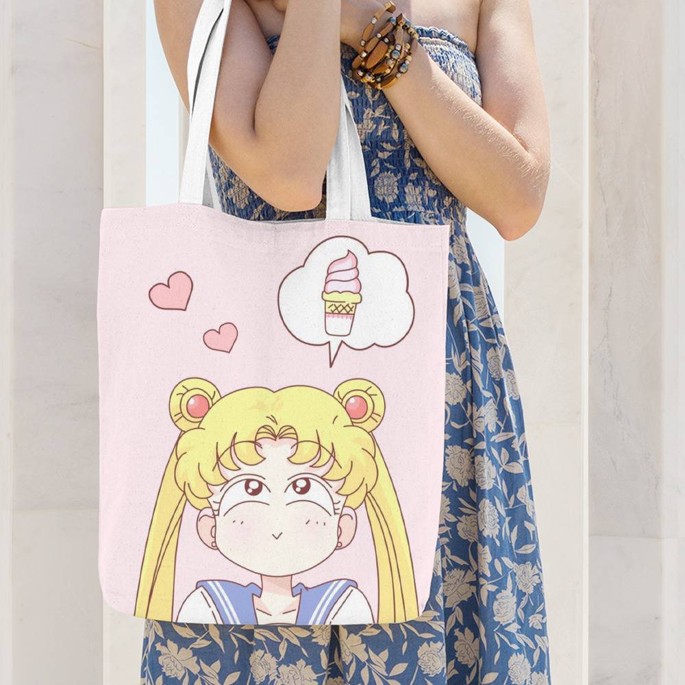 Sailor Moon Canvas Tote Bag sailormoonbackpack