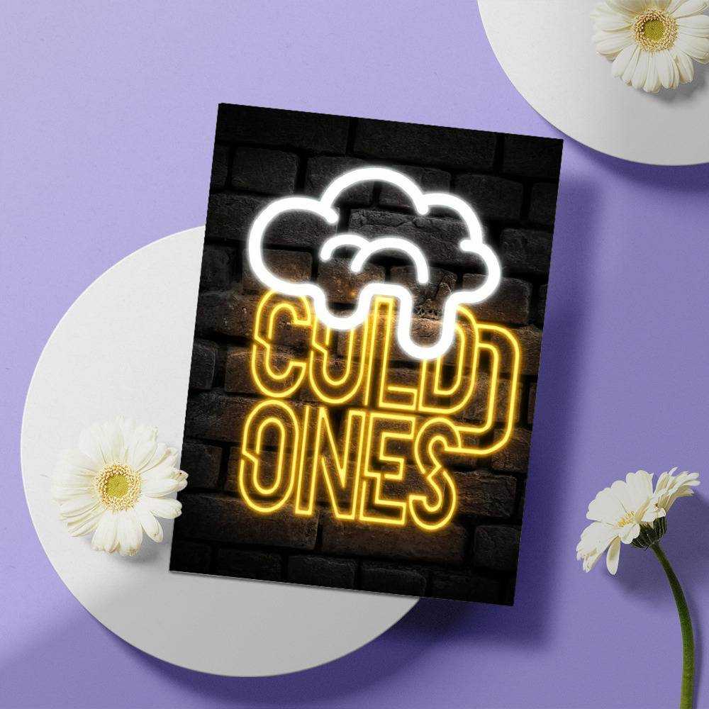 Cold Ones Greeting Card Classic Celebrity Greeting Card Cold Ones Logo by Cold Ones Greeting Card