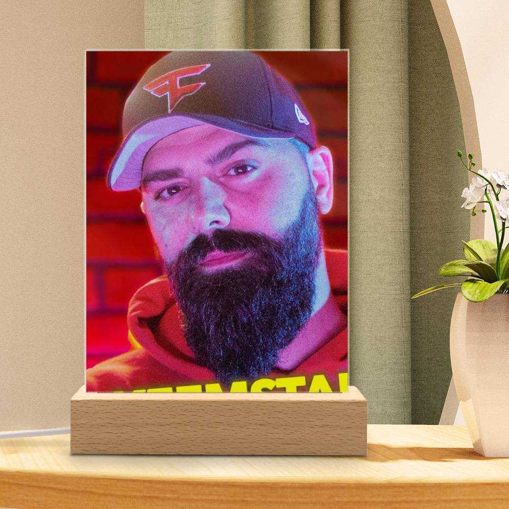 Cold Ones Lamp Classic Celebrity Night Light Keemstar Starts Some Drama by Cold Ones Lamp with Wooden Base