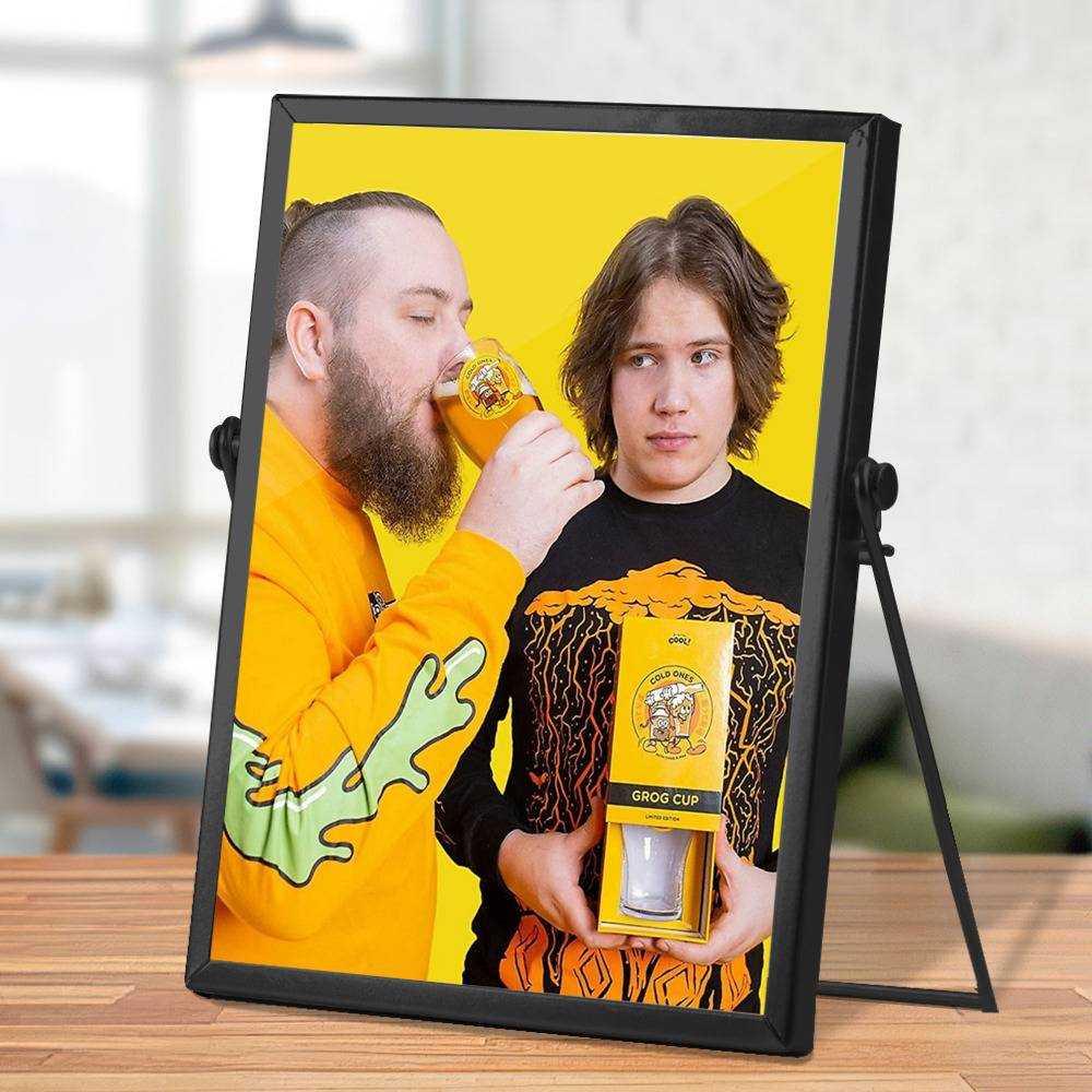 Cold Ones Plaque Classic Celebrity Plaque Chad and Max by Cold Ones Plaque with Black Frame