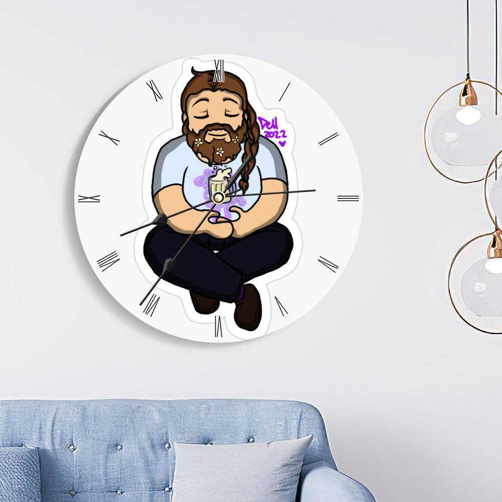 Cold Ones Round Wall Clock Home Decor Wall Clock Gifts for Cold Ones Fans Magical Grog Wall Clock