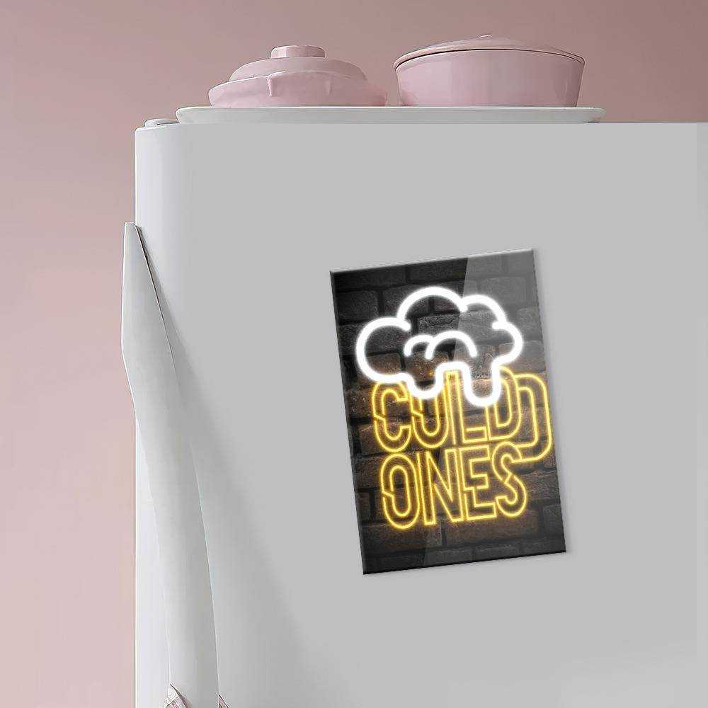Cold Ones Fridge Magnet Cold Ones Logo Fridge Magnet