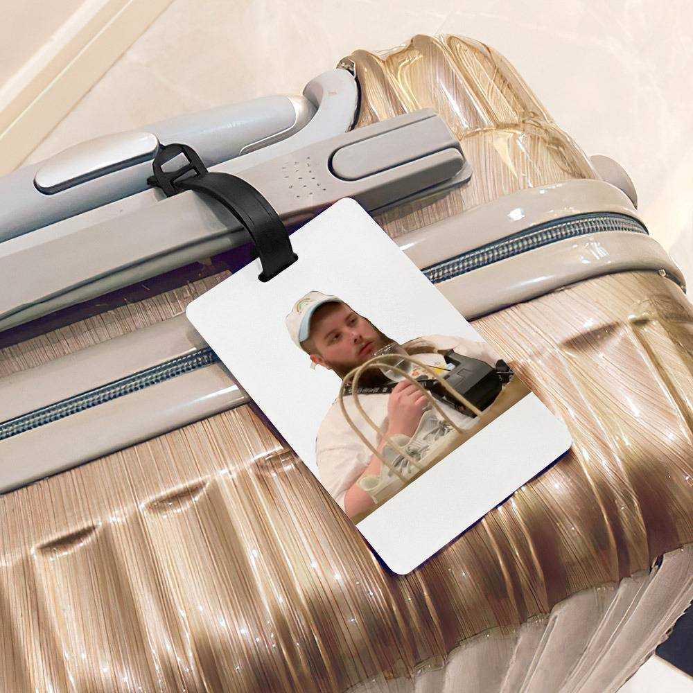 Cold Ones Luggage Tag Classic Celebrity Luggage Tag Chad Needs a Nap by Cold Ones Luggage Tag