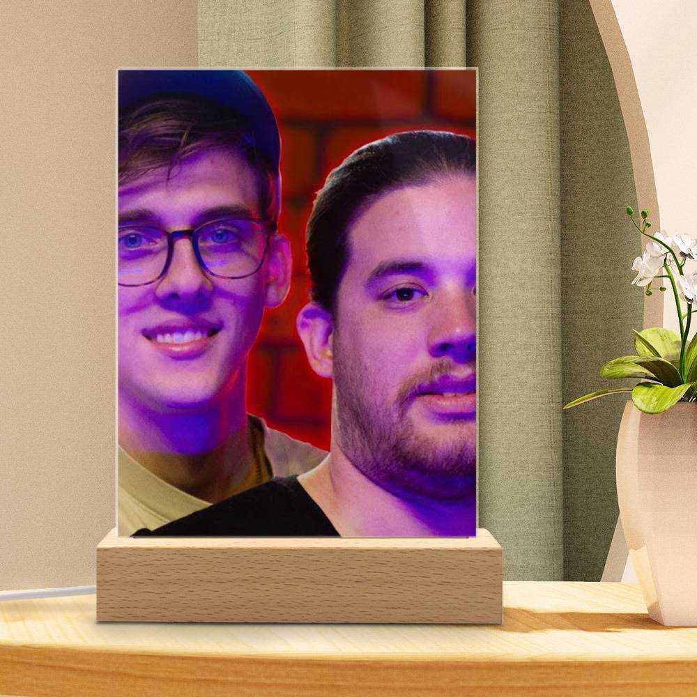 Cold Ones Lamp Classic Celebrity Night Light SuperMega Get SuperGrogged by Cold Ones Lamp with Wooden Base