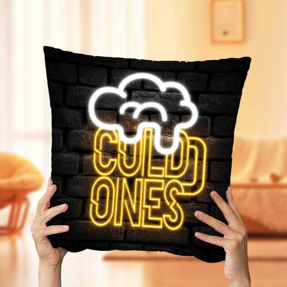 Cold Ones Pillow Classic Celebrity Pillow Cold Ones Logo Pillow