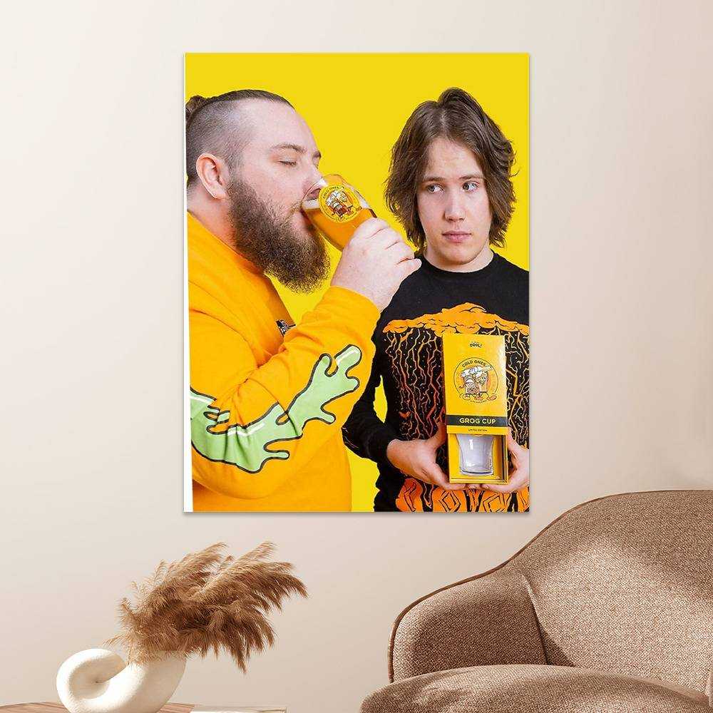 Cold Ones Merch Poster Art Wall Poster Sticky Poster Gift for Fans Chad and Max Poster