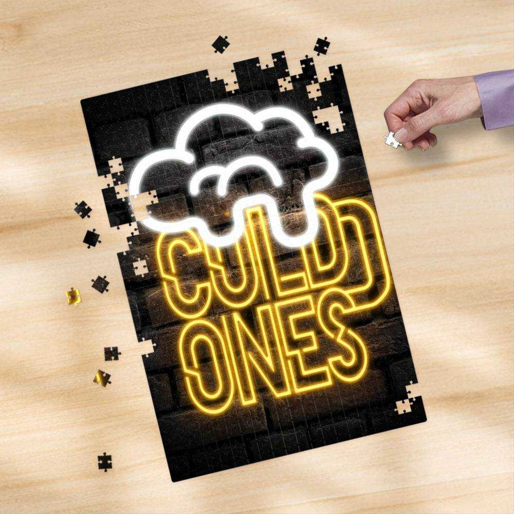 Cold Ones Puzzle Cold Ones Logo Puzzle
