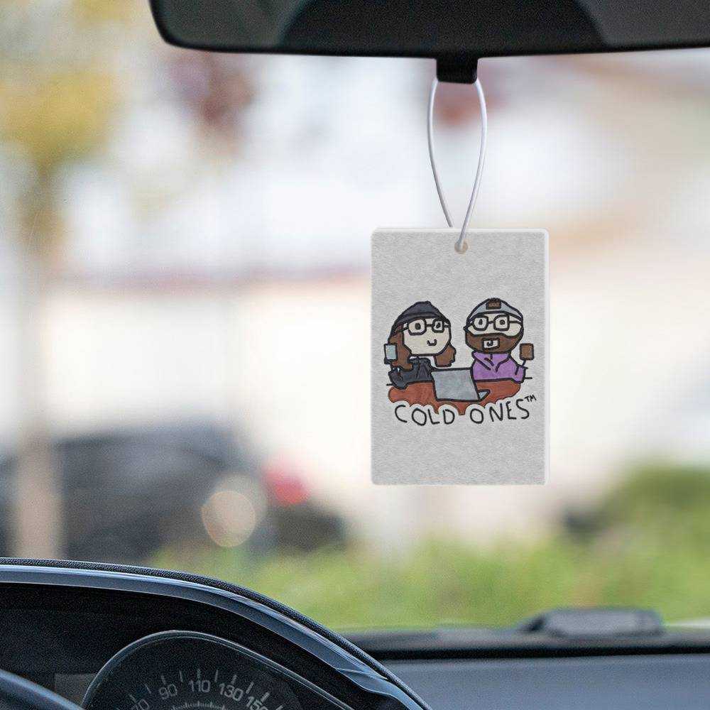 Cold Ones Car Air Freshener Car Hanging Accessoires Gifts for Cold Ones Fans Cold Ones Doodle Air Freshener