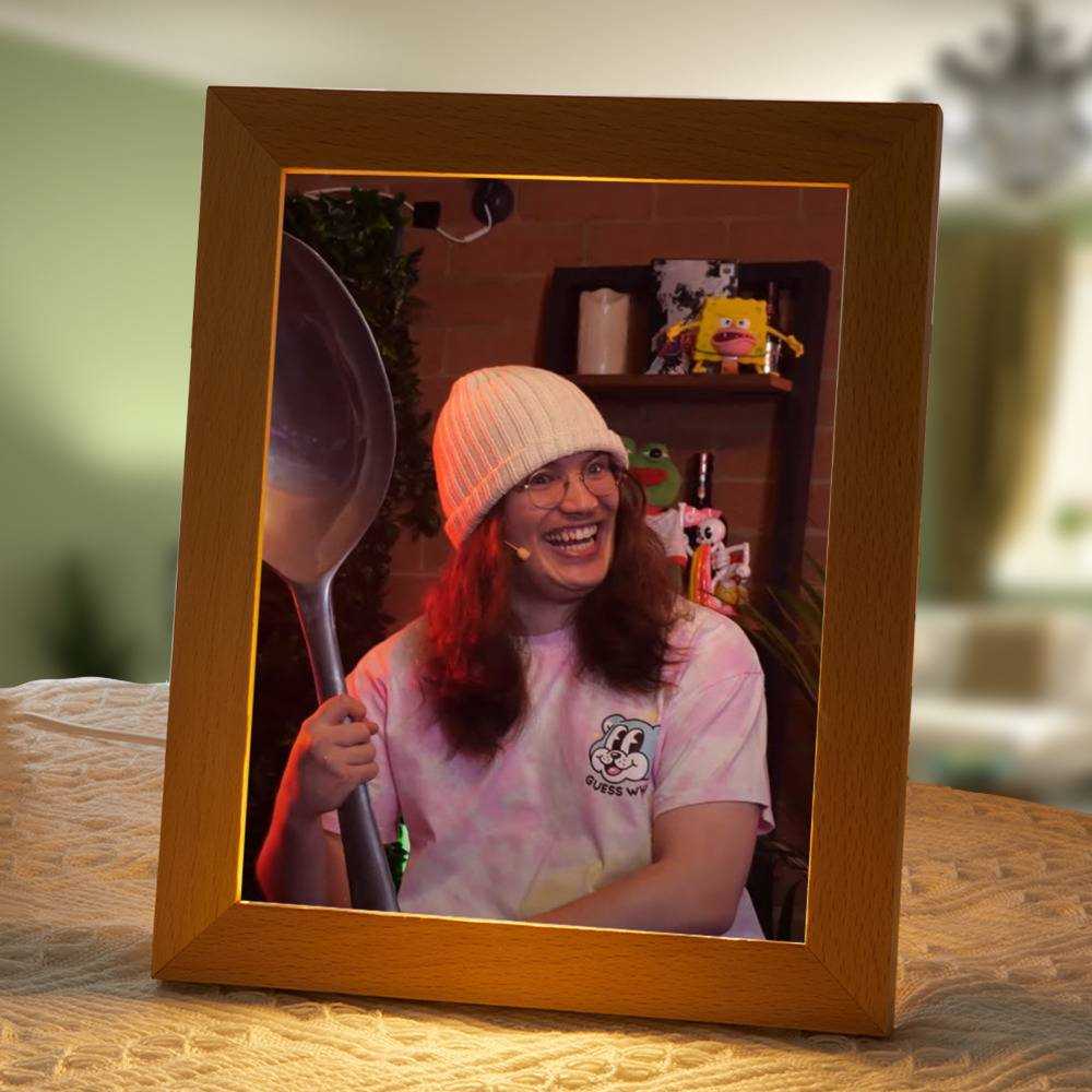 Cold Ones Lamp Classic Celebrity Night Light Cold Ones OUT OF CONTEXT by Cold Ones Lamp with Wooden Frame