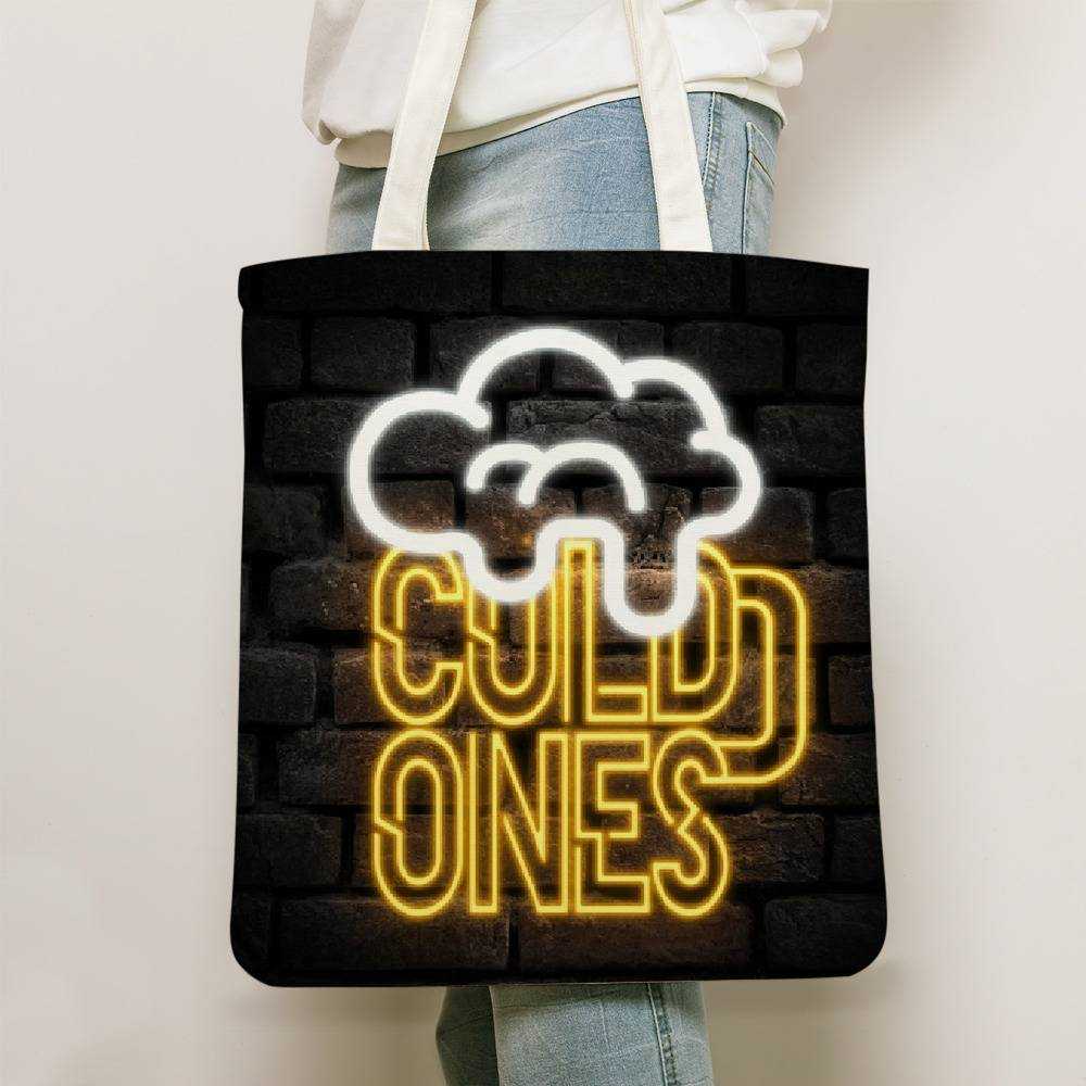 Cold Ones Totebag Classic Celebrity Totebag Cold Ones Logo Totebag