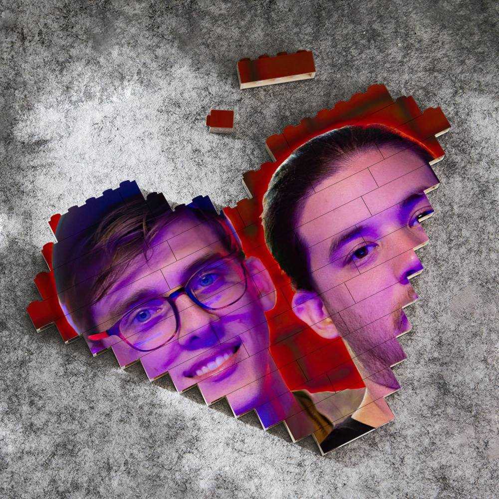 Cold Ones Merch Heart Shape Building Blocks Gift for Fans SuperMega Get SuperGrogged Building Blocks