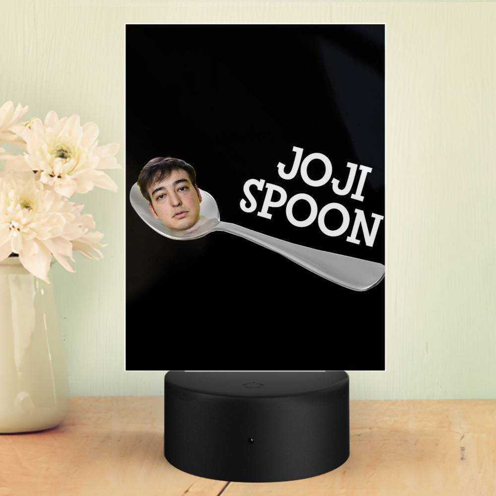 Cold Ones Lamp Classic Celebrity Night Light Joji Spoon by Cold Ones Lamp with Plastic Base