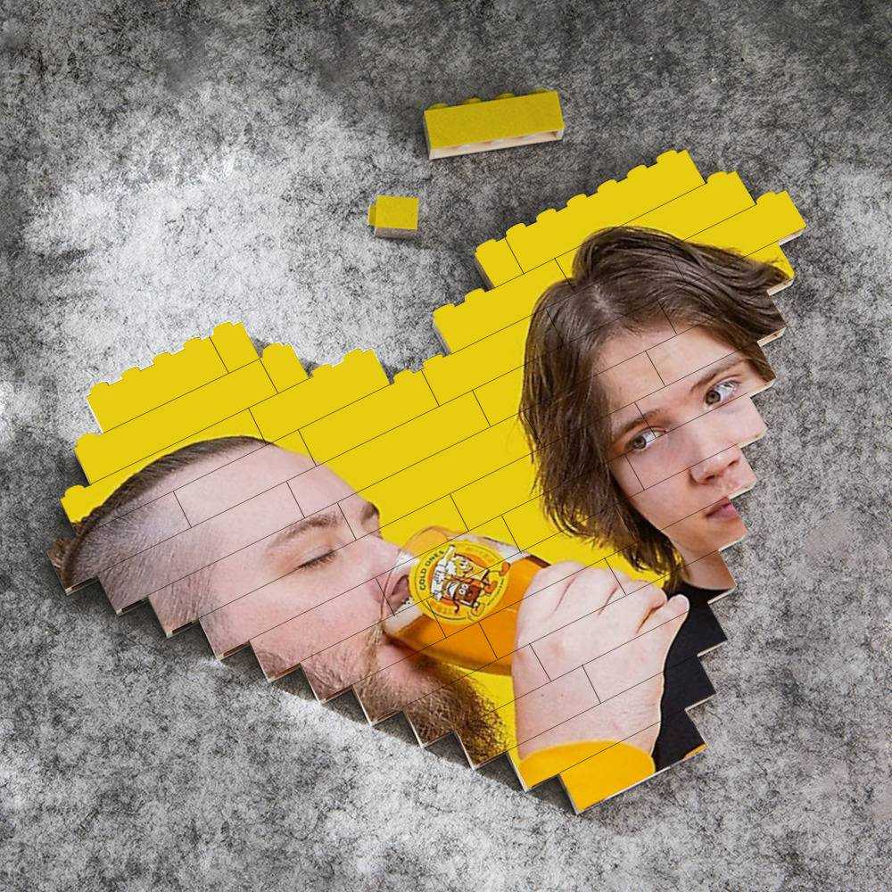Cold Ones Merch Heart Shape Building Blocks Gift for Fans Chad and Max Building Blocks