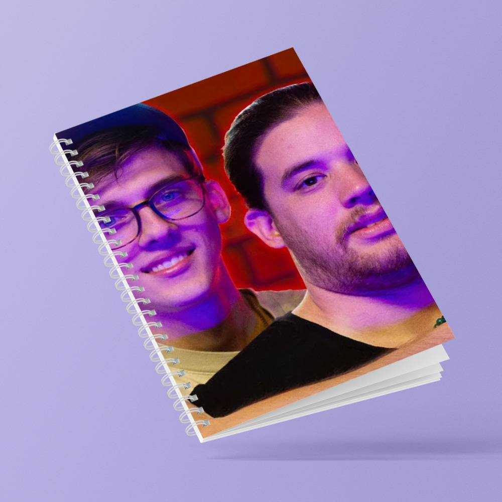Cold Ones Spiral Bound Notebook Journal Diary Gift for Fans SuperMega Get SuperGrogged Notebook