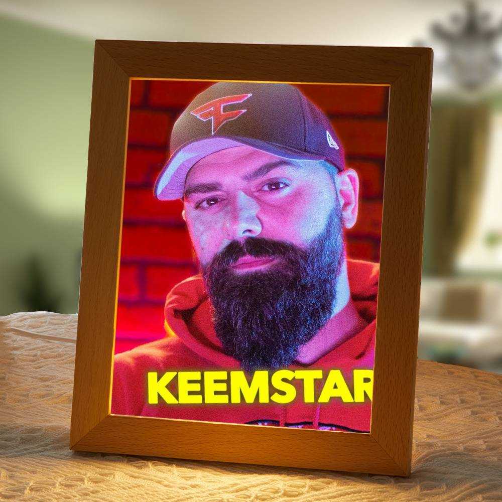 Cold Ones Lamp Classic Celebrity Night Light Keemstar Starts Some Drama by Cold Ones Lamp with Wooden Frame