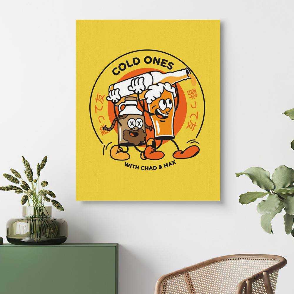 Cold Ones Canvas Classic Celebrity Canvas Funny Cold Ones by Cold Ones Canvas