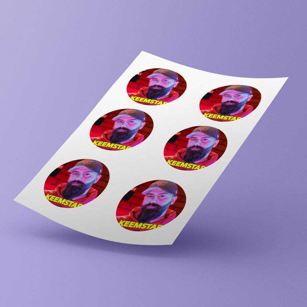 Cold Ones round stickers decorative stickers gift for fans Keemstar Starts Some Drama