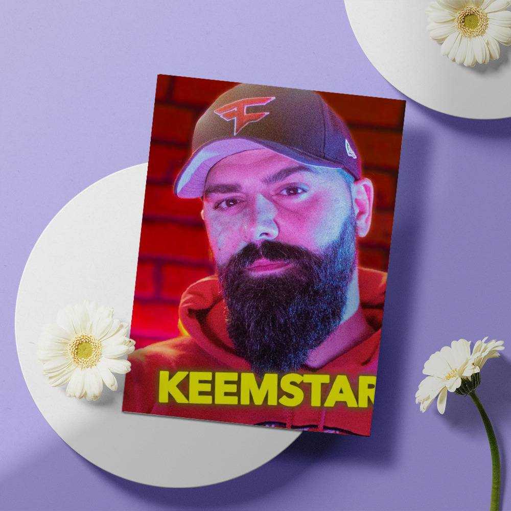 Cold Ones Greeting Card Classic Celebrity Greeting Card Keemstar Starts Some Drama by Cold Ones Greeting Card