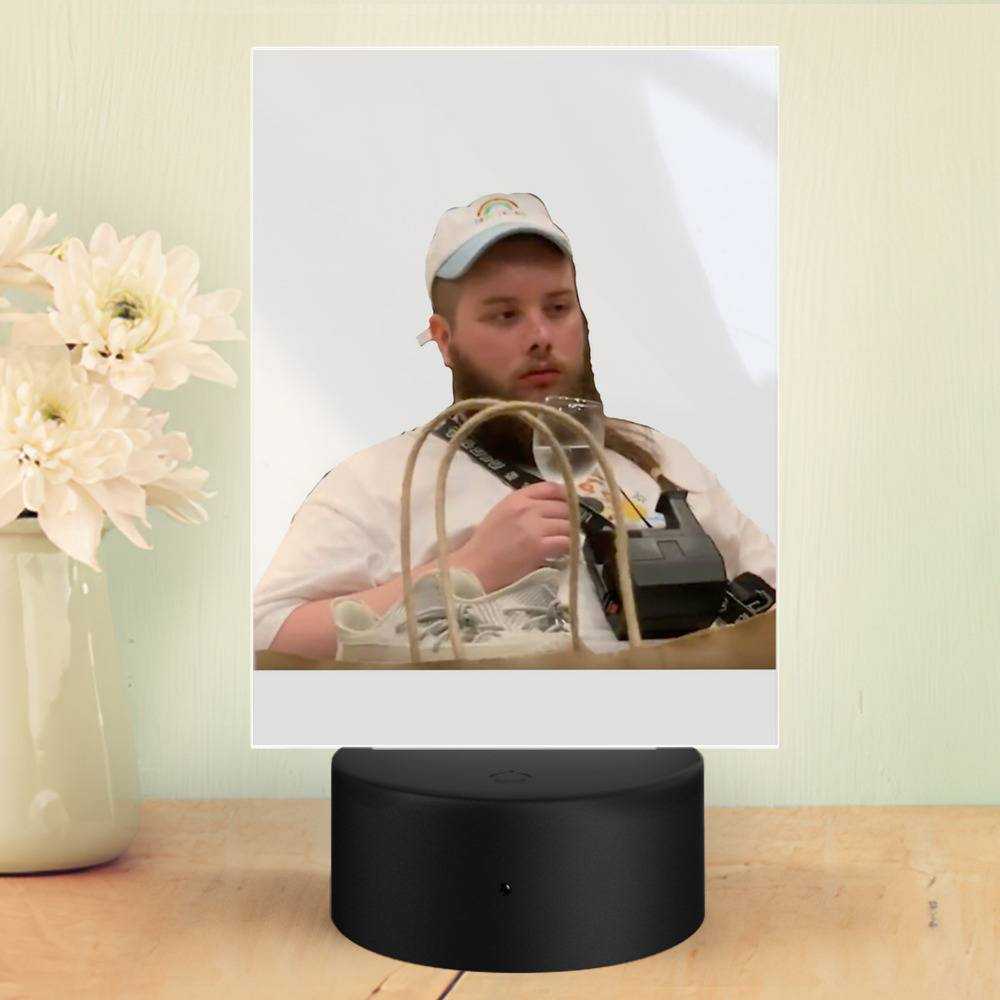 Cold Ones Lamp Classic Celebrity Night Light Chad Needs a Nap by Cold Ones Lamp with Plastic Base