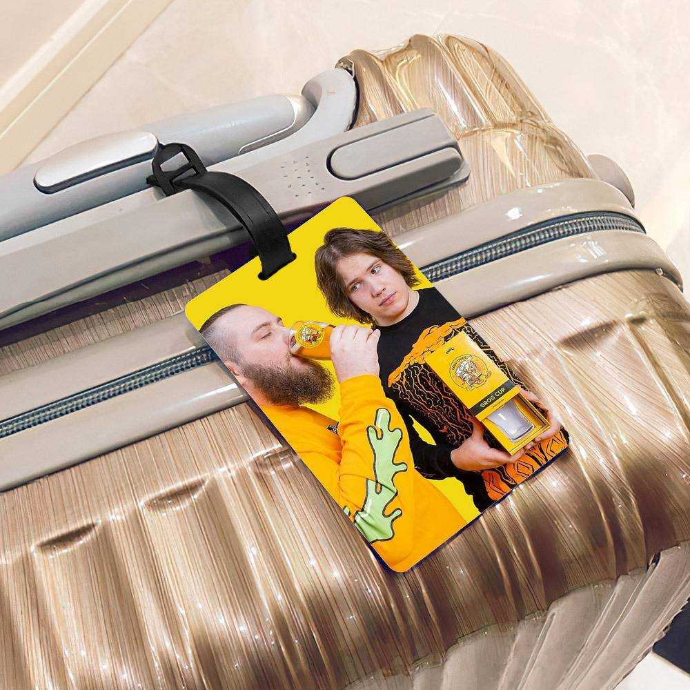 Cold Ones Luggage Tag Classic Celebrity Luggage Tag Chad and Max by Cold Ones Luggage Tag