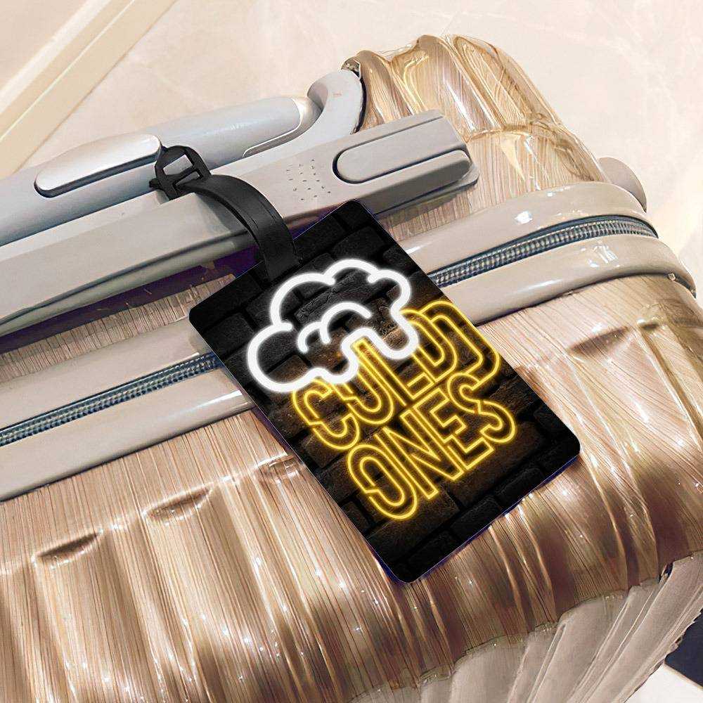 Cold Ones Luggage Tag Classic Celebrity Luggage Tag Cold Ones Logo by Cold Ones Luggage Tag