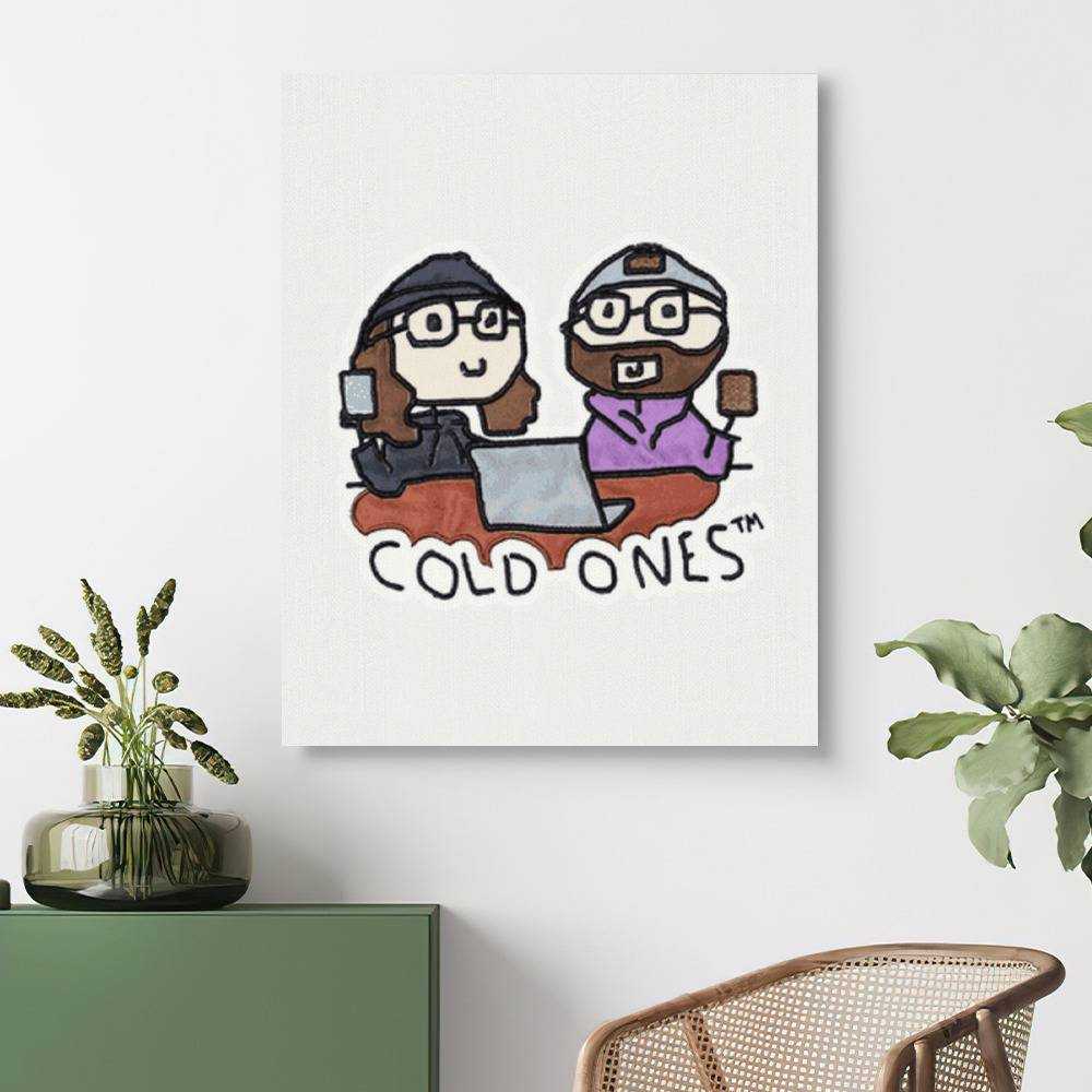 Cold Ones Canvas Classic Celebrity Canvas Cold Ones Doodle by Cold Ones Canvas
