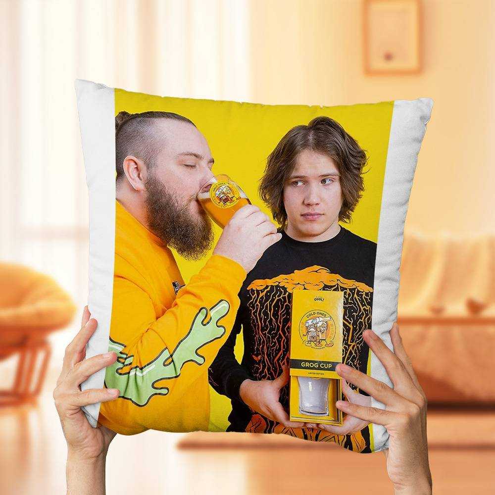 Cold Ones Pillow Classic Celebrity Pillow Chad and Max Pillow