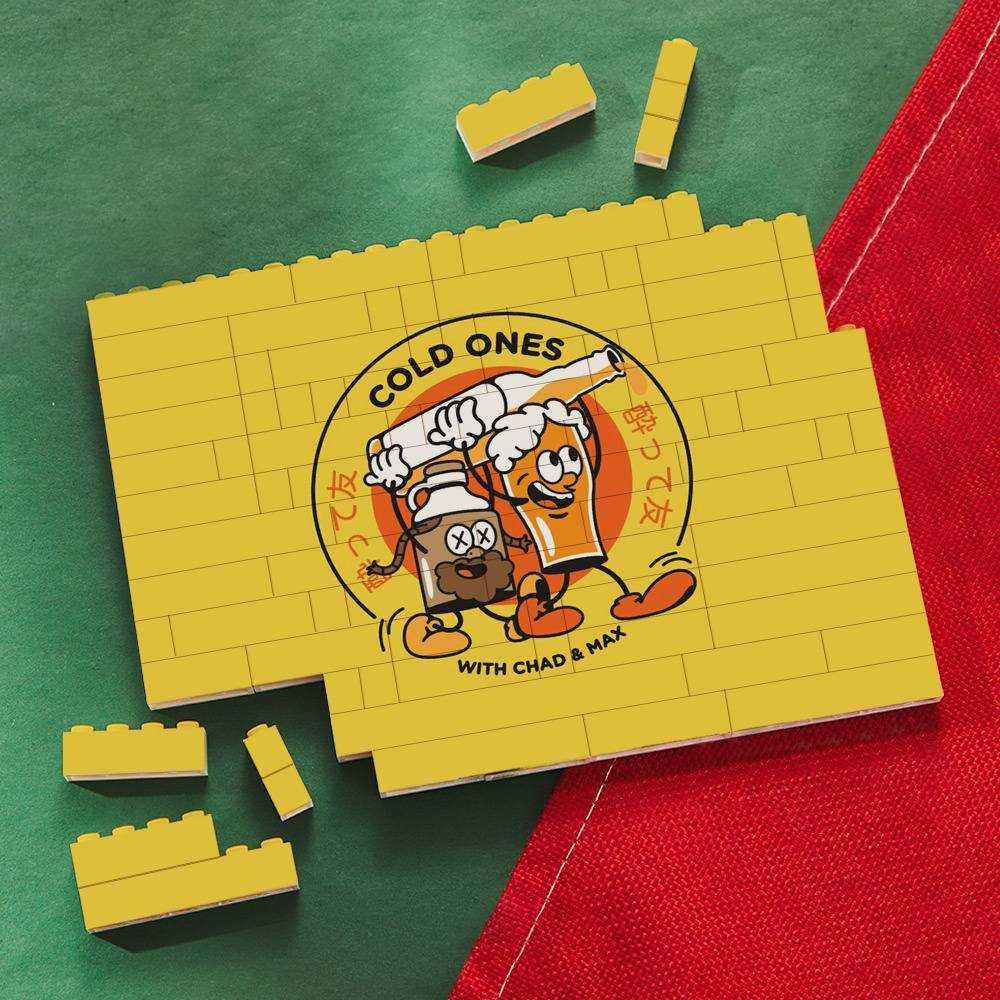Cold Ones Merch Building Blocks Gift for Fans Funny Cold Ones Building Blocks